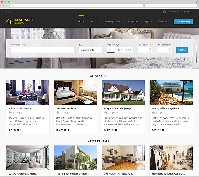 Flynax Real Estate Nulled Theme