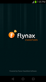 Flynax welcome screen