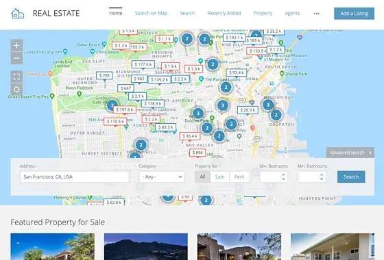 Real Estate Map Template