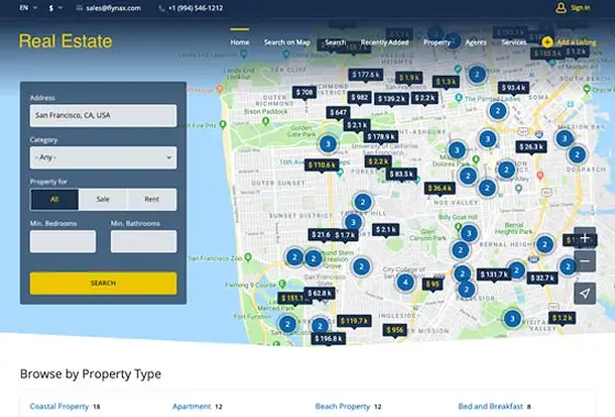 Realty Nova Map Template